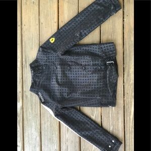 Ferrari Puma Womens Button Down Moto Jacket XS